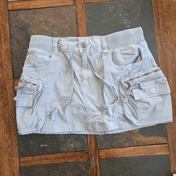 American Eagle Outfitters Light Blue Skort - Picture 2 of 7